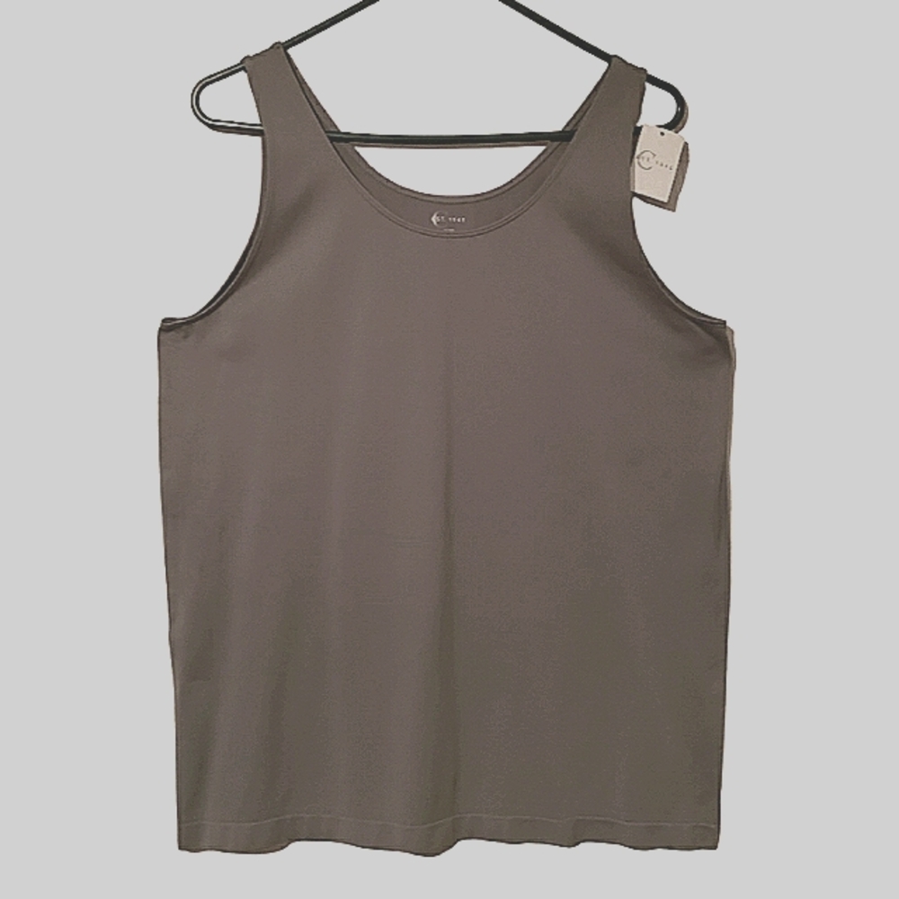 women's Army Green tank top